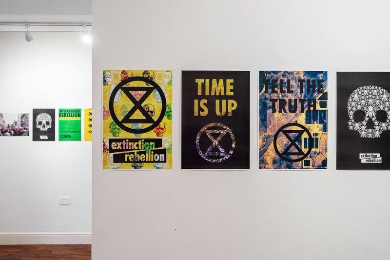  Pop up installation in support of Extinction Rebellion protest